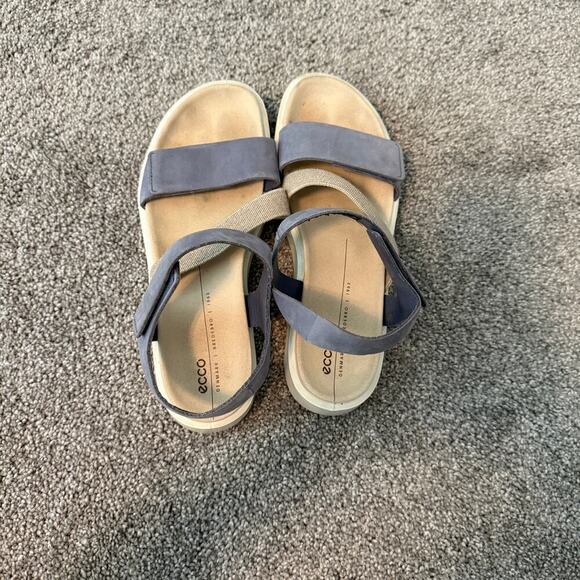 ECCO Women's Flowt Flat Sandal in Misty, 39 EU - Picture 4 of 5